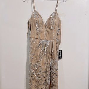 Elegant dress perfect for a party/wedding any fancy occasion long dress size 10